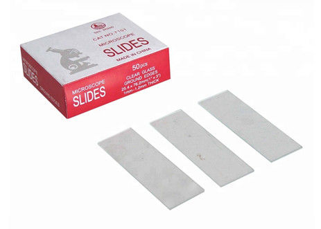 Şeffaf Mikroskop Slayt Kapak Camı 1.2mm 1.0mm Kalınlık