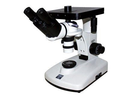 Kalite  Binocular 6V 12W Inverted Optical Microscope Compound Metallurgical 100X 1250X fabrika