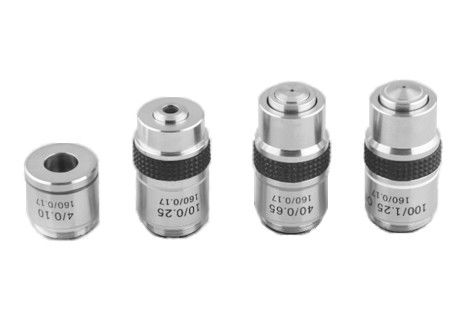 4X 10X 1600X Taramalı Objektif Lens Biyolojik Mikroskop Krom Renkli