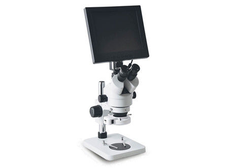 7X-45X Zoom Binoküler Stereo Mikroskop, Ekranlı Renkli Monitör ve Cep Telefonu Tamiri İçin LED Işıklı