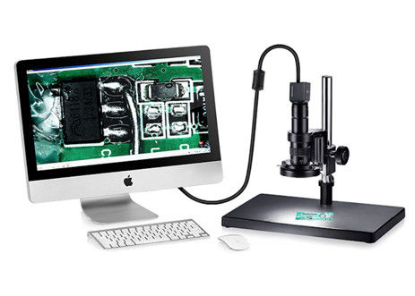 250X 2000X USB Elektronik Dijital Binoküler Mikroskop 5 Mega Piksel Yazılım