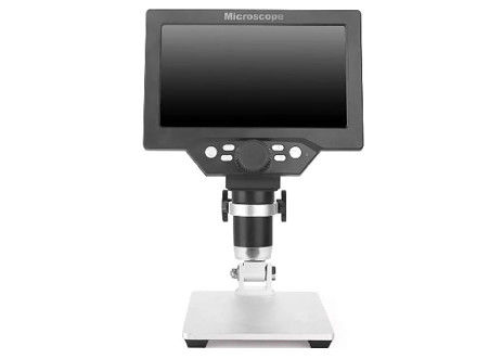 LCD 7 İnç Kablosuz Optik Dijital Mikroskop 12MP 1200X 8 LED Işıklar