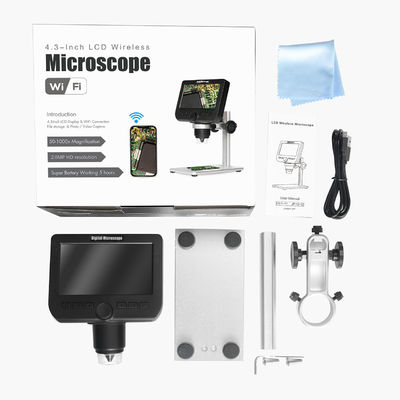 Enayi Braketi 1080P 1000X Ipad IPhone Android Bilgisayar için El Taşınabilir Wifi Dijital Mikroskop