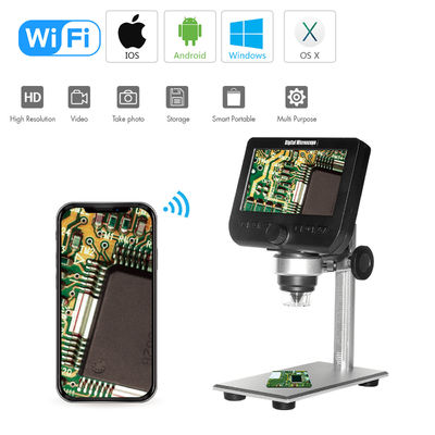 Enayi Braketi 1080P 1000X Ipad IPhone Android Bilgisayar için El Taşınabilir Wifi Dijital Mikroskop