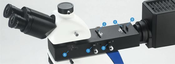 50X 1000X Binoküler Optik Metalurjik Mikroskop Tinoküler Parlak Karanlık Alan