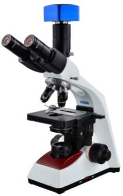 Yükseltme için 40X-1000X Lab Biyolojik Mikroskop Trinoküler WF10X 18mm