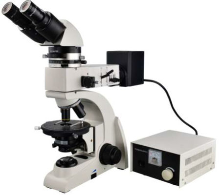 60X 800X Optik Polarize Mikroskop Binoküler Metalurjik Malzeme Bilimi