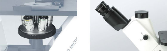 Hücre Gözlem ve Yetiştirme için 40X-400X Ters Optik Mikroskop WF10X 22mm
