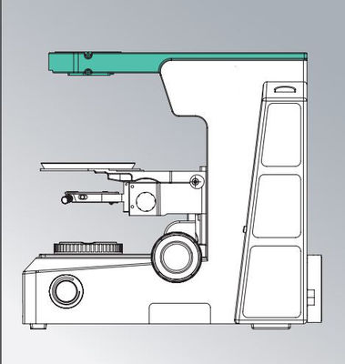 Trinoküler Tıbbi Laboratuvar Biyolojik Mikroskop Para Celular 180 X 155mm Beyaz