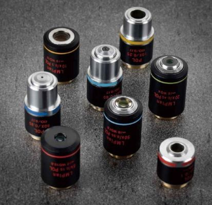 PL10X22mm İletim Işık Mikroskobu 20x 50x Dijital Polarize Mikroskop